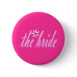 the bride pinback buttons