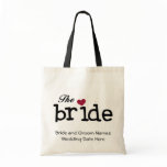 The Bride Customized Tote Bag