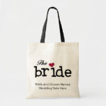The Bride Customized Tote Bag