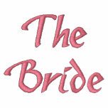 The Bride Embroidered Text Polo Shirt embroidered shirts