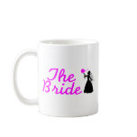 The Bride Pink and Black Bride Mugs