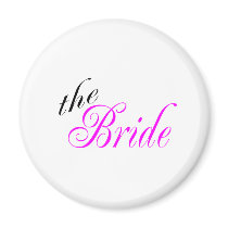The Bride (Pink) Magnets