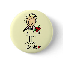 The Bride Tshirts and Gifts Pinback Buttons