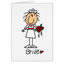 The Bride Tshirts and Gifts Greeting Cards