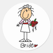 The Bride Tshirts and Gifts Sticker