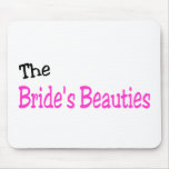 The Brides Beauties Black and Pink Mouse Pad