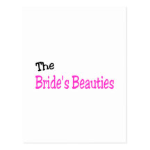 The Brides Beauties Black and Pink Post Cards