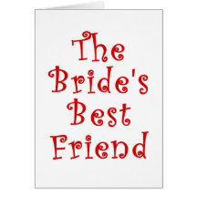 The Brides Best Friend Cards
