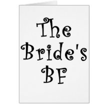 The Brides BF Greeting Cards