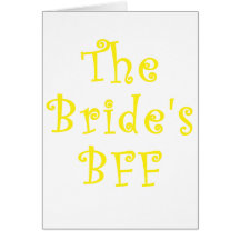 The Brides BFF Greeting Card