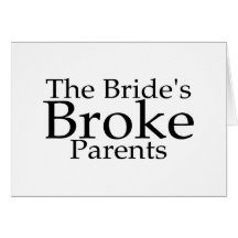 The Brides Broke Parents Cards
