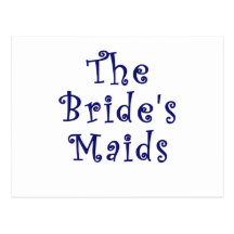 The Brides Maids Postcard