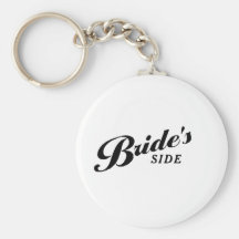The Bride's Side Key Chain