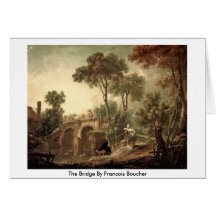 The Bridge By Francois Boucher Greeting Card