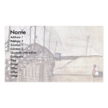 The Bridge By Schiele Egon Business Card Templates