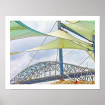 The Bridge, Under Canvas Wings, Collectable Poster