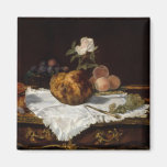 The Brioche - Édouard Manet Fridge Magnets