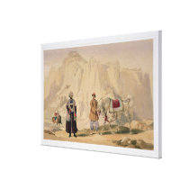 The British Commandant of Shah Shoojan's 2nd Janna canvas prints