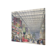 The British Nave of the Great Exhibition, 1851 (co Gallery Wrap Canvas