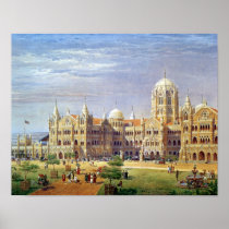 The British Raj Great Indian Peninsular Terminus Print