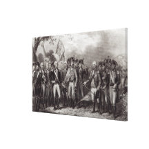 The British Surrendering their Arms Gallery Wrapped Canvas