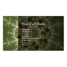 The Broccolator - Fractal Art Business Cards