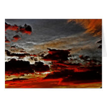 The Brooding Sky Note Card