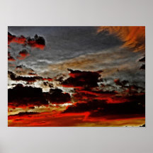 The Brooding Sky Poster