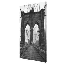 The Brooklyn Bridge in New York City Canvas Prints