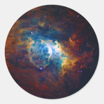 The Bubble Nebula NGC 7635 Sharpless 162 Round Sticker