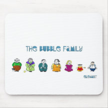 The Bublle Family Mouse Mat