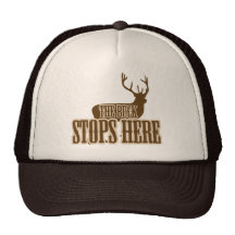 The Buck Stops Here Deer Hunter Mesh Hat
