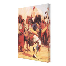 The Buffalo Dance by Gerald R. Cassidy Gallery Wrapped Canvas