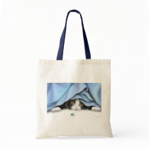 The Bug Hunter Cat Tote Bag