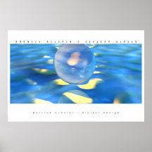 The Bulb - blue edition Poster