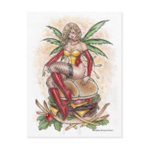The Burger Fairy Postcard