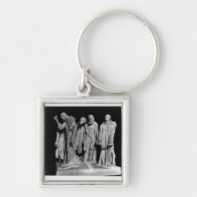 The Burghers of Calais, 1889 Keychain