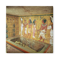 The burial chamber in the Tomb of Tutankhamun magnets