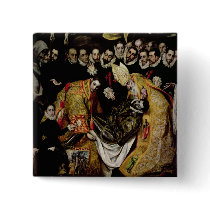The Burial of Count Orgaz Pinback Buttons