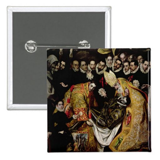 The Burial of Count Orgaz Pinback Buttons