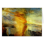 The Burning Of The Houses Of Parliament, The Burn Greeting Cards