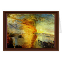 The Burning Of The Houses Of Parliament, The Burn Greeting Card