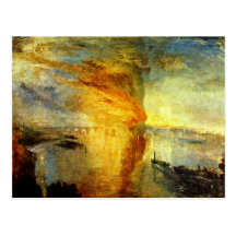 The Burning Of The Houses Of Parliament, The Burn Post Card
