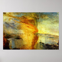 The Burning Of The Houses Of Parliament, The Burn Print