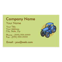The Business of Agriculture Business Card