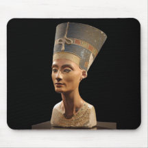 The Bust of Queen Nefertiti Mousepads
