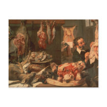 The Butcher's Shop Post Card