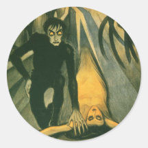 The Cabinet of Dr Caligari movie poster Stickers