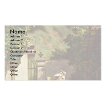 The Cactus Friend By Spitzweg, Carl Business Card Templates