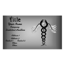 The Caduceus Business Card Templates